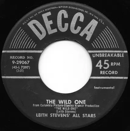 Leith Stevens' All Stars - The Wild One / Blues For Brando