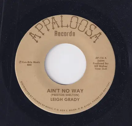Leigh Grady - If I Look Back I'll Want To Stay