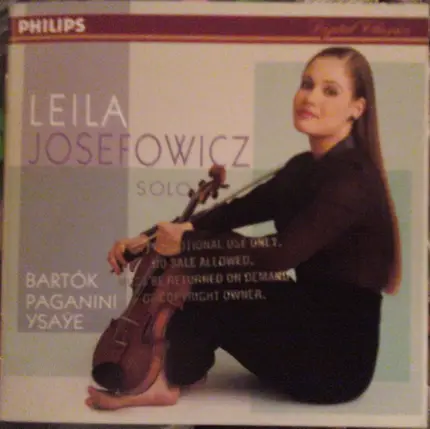 Bartók / Paganini / Ysaÿe / Leila Josefowicz - Solo