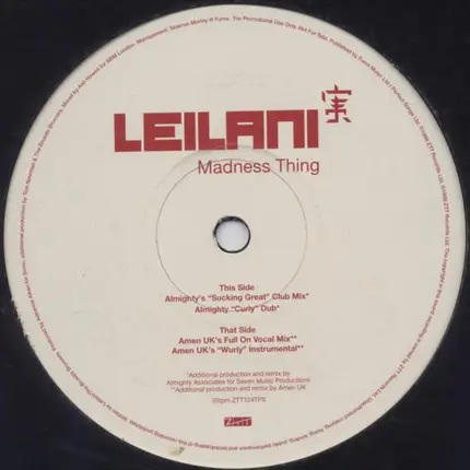 Leilani - Madness Thing