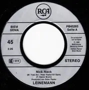7inch Vinyl Single - Leinemann - Nick-Nack