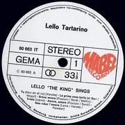 LP - Lello Tartarino - Lello 'The King' Sings