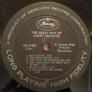 LP - Leroy Van Dyke - The Great Hits Of - Mono, Black Labels