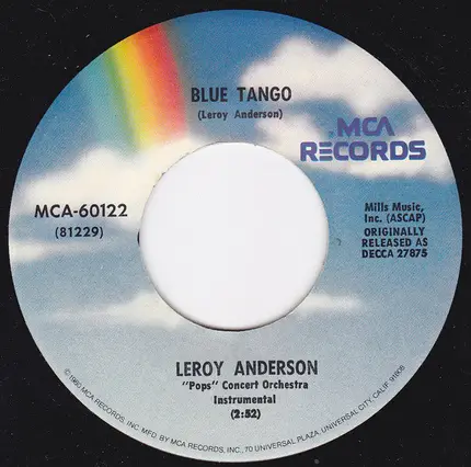 Leroy Anderson And His 'Pops' Concert Orchestra - Belle Of The Ball