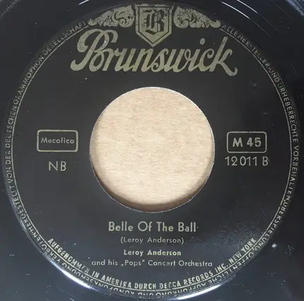 Leroy Anderson And His 'Pops' Concert Orchestra - Blue Tango