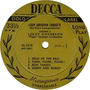 10'' - Leroy Anderson And His 'Pops' Concert Orchestra - Leroy Anderson Conducts His Own Compositions Vol. 2