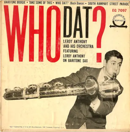 Leroy Anthony And His Orchestra - Who Dat?