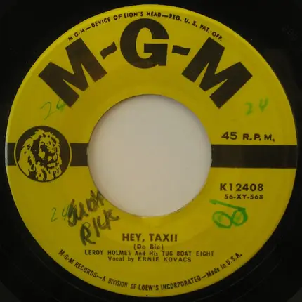 Leroy Holmes And His Tug Boat Eight - Oriental Blues