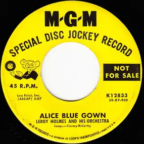 LeRoy Holmes Orchestra - Alice Blue Gown / Theme From 'A Summer Place'