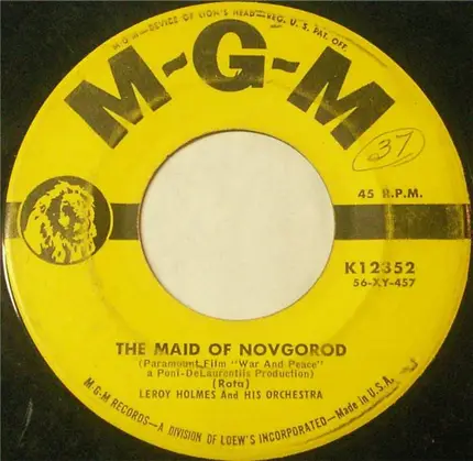 LeRoy Holmes Orchestra - Baby Doll / The Maid Of Novgorod