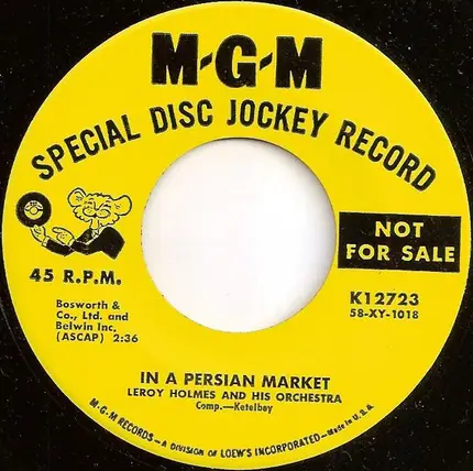 LeRoy Holmes Orchestra - Spanish Rock / In A Persian Market