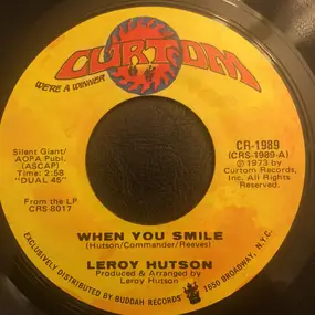 Leroy Hutson - When You Smile