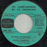 7inch Vinyl Single - Les Compagnons De La Chanson - Si Tous Les Oiseaux