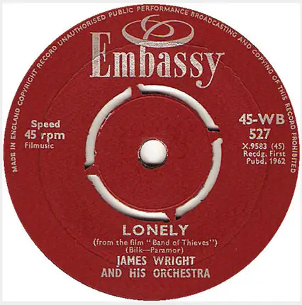 Les Carle / James Wright & His Orchestra - Ramblin' Rose / Lonely