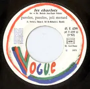 7inch Vinyl Single - Les Charlots - Paroles, Paroles, Joli Motard