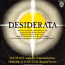 7inch Vinyl Single - Les Crane / Friedrich Schütter - Desiderata