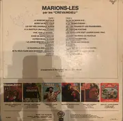 LP - Les Crévaindieu - Marions-les... (Spécial Noces Et Banquets) - Red / Black labels