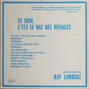 Les Amis De Ray Lambert - Ce Soir, C'est Le Bal Des Ménages