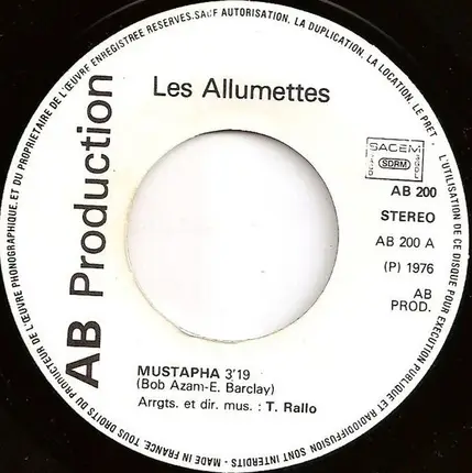 Les Allumettes - Mustapha / Le Harem