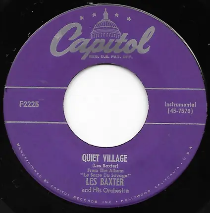Les Baxter & His Orchestra - Indian Summer / Quiet Village