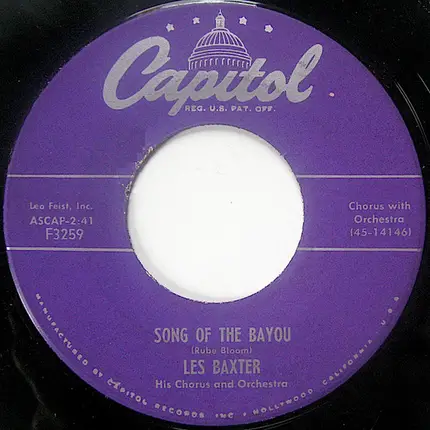 Les Baxter & His Orchestra - Monika / Song Of The Bayou