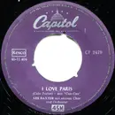 7inch Vinyl Single - Les Baxter, His Chorus And Orchestra / Les Baxter & His Orchestra - I Love Paris / Gigi
