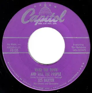 Les Baxter, His Chorus And Orchestra - I'll Never Stop Loving You / Wake The Town And Tell The People