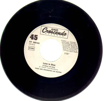 Les Baxter, His Chorus And Orchestra - Love Is Blue