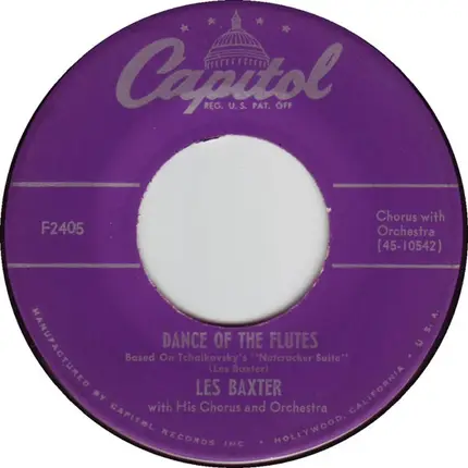 Les Baxter, His Chorus And Orchestra - No More Goodbyes / Dance Of The Flutes