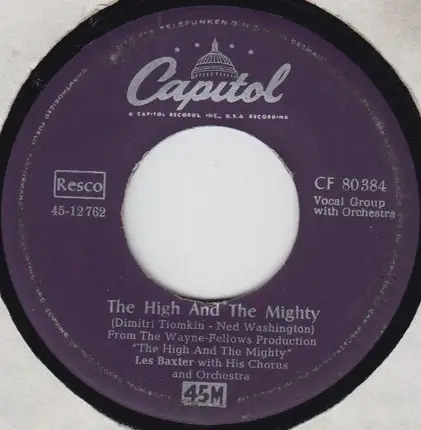 Les Baxter, His Chorus And Orchestra - Venezuela / The High And The Mighty