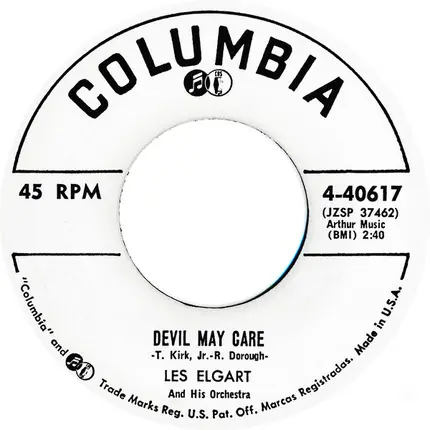 Les Elgart And His Orchestra - The Trouble With harry / Devil May Care