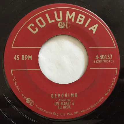 Les Elgart And His Orchestra - The Gang That Sang Heart Of My Heart / Geronimo