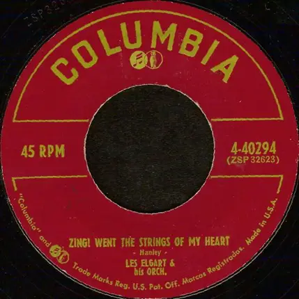 Les Elgart And His Orchestra - The Little White Duck / Zing! Went The Strings On My Heart