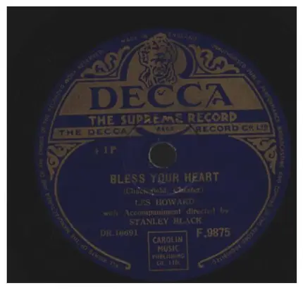 Les Howard - Bless Your Heart/Saturday Rag