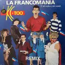 12inch Vinyl Single - Les K.C. Too - La Francomania (y'en a plus, y'en a pas) - Remix