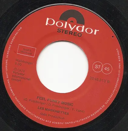 Les Marionettes - Rosie / Feel Funky Music