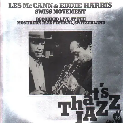 Les McCann and Eddie Harris - Swiss Movement