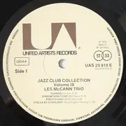 LP - Les Mccann Trio - Jazz Club Collection Vol 9