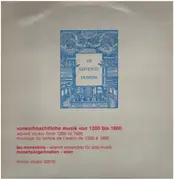 LP - les menestrels - wiener ensemble für alte musik - Vorweihnachtliche Musik von 1200 bis 1600