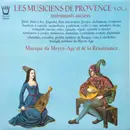 LP - Les Musiciens De Provence - Vol. 3 - Musique Du Moyen-Age Et De La Renaissance - Instruments Anciens - Gatefold Sleeve