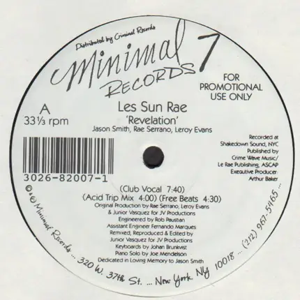Les Sun Rae - Revelation