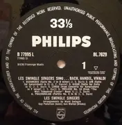 LP - Les Swingle Singers - Bach, Handel, Vivaldi