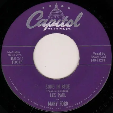 Les Paul / Les Paul & Mary Ford - Someday Sweetheart / Song In Blue