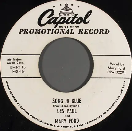 Les Paul / Les Paul & Mary Ford - Someday Sweetheart / Song In Blue