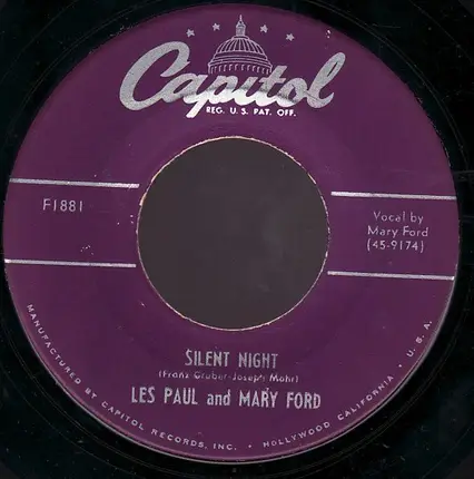 Les Paul & Mary Ford - Jingle Bells / Silent Night