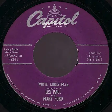 Les Paul & Mary Ford - Jungle Bells (Dingo-Dongo-Day) / White Christmas