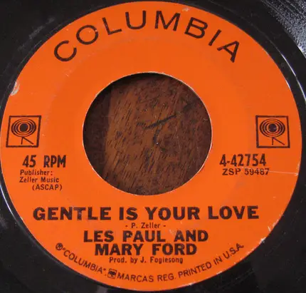 Les Paul & Mary Ford - Move Along Baby / Gentle Is Your Love