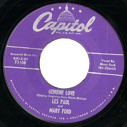 Les Paul & Mary Ford - No Letter Today