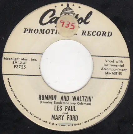 Les Paul & Mary Ford - Tuxedos And Flowers