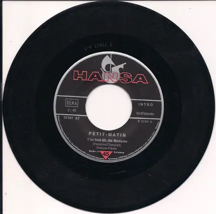 Les Petit-Matin - T'as Tout Dit, Dis Madame / Pas Besoin De Reve